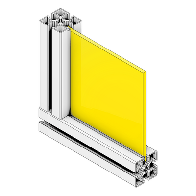 63-100-Y MODULAR SOLUTIONS PVC PANEL 1/4" X 48" X 96", LIGHT YELLOW